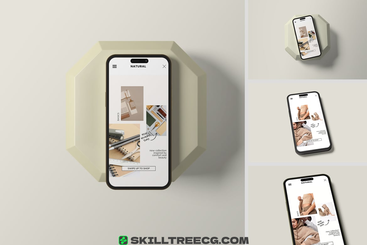 Smartphone Mockup（803849）-技能树